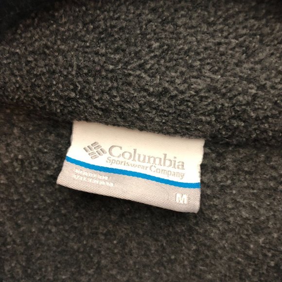 Columbia Womens Benton Springs Fleece Jacket Full Zip Cinch Waist Pockets Gray M - Picture 3 of 5